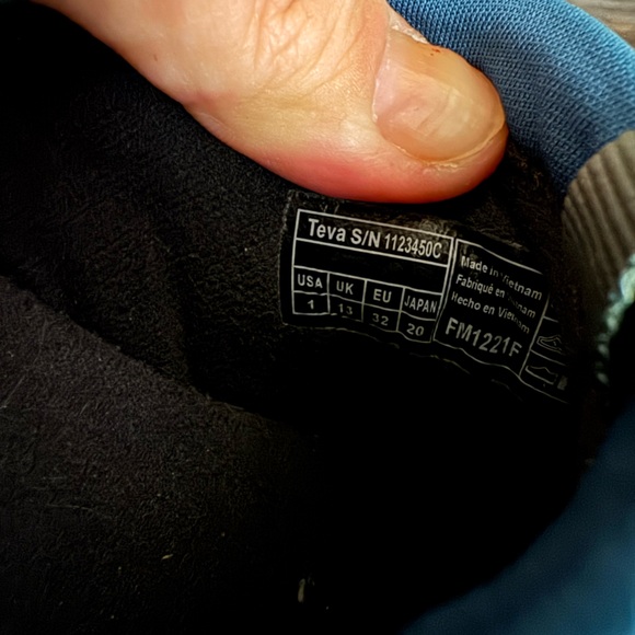 Kids Teva ReEMBER Slip On Shoe Slipper Size 1 Multicolor Outdoors Comfort - Picture 7 of 7